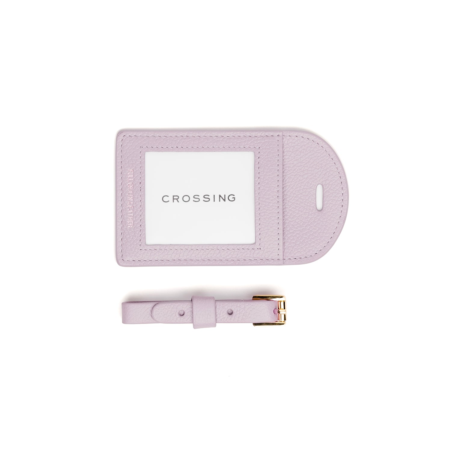 Crossing Milano Leather Luggage Tag (SA)