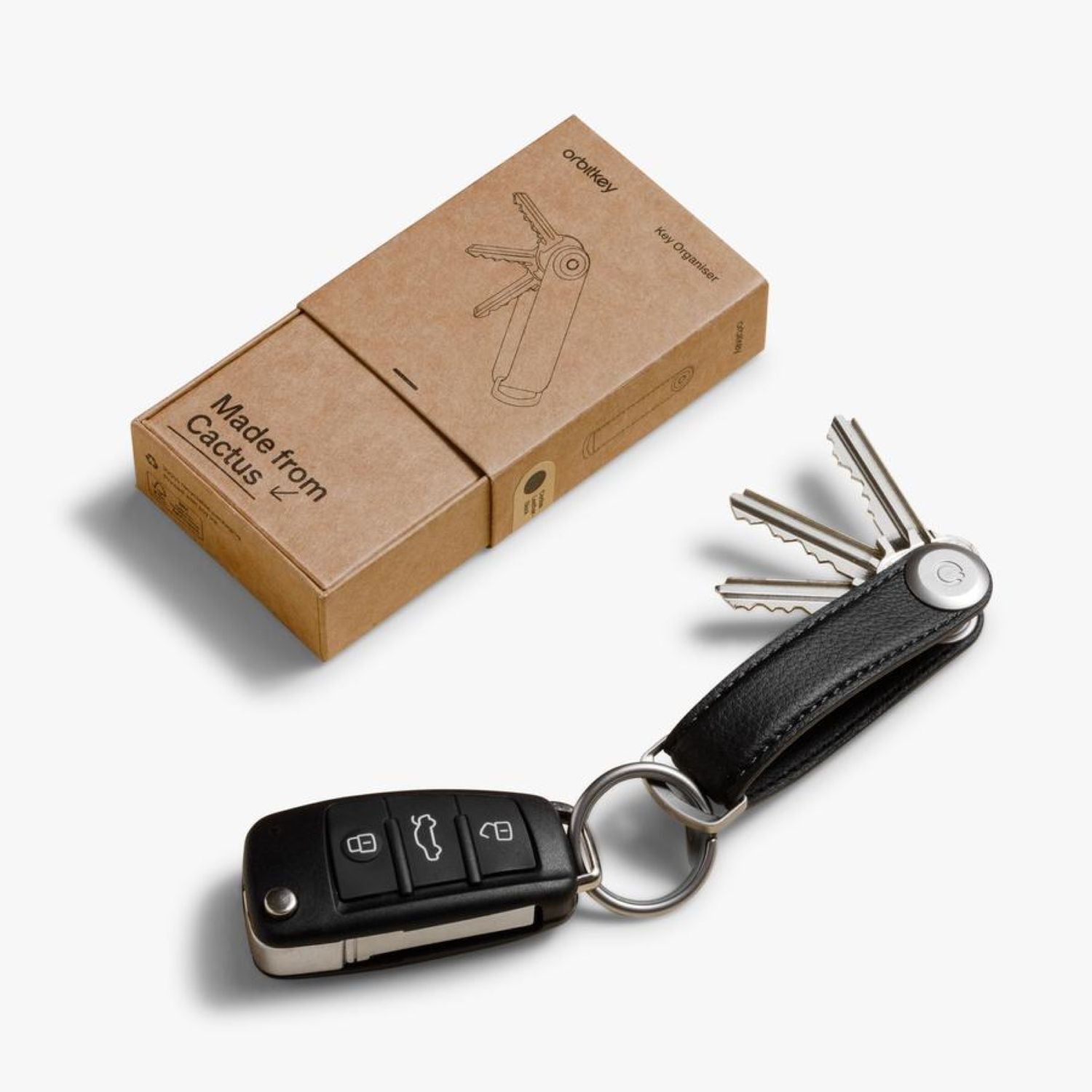 Orbitkey 2.0 Cactus Leather Key Organizer