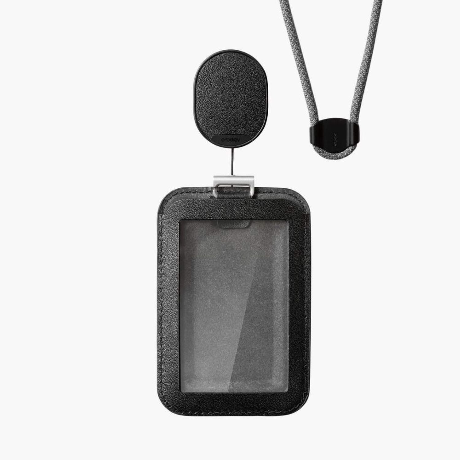 Orbitkey Leather ID Card Holder Pro With Lanyard