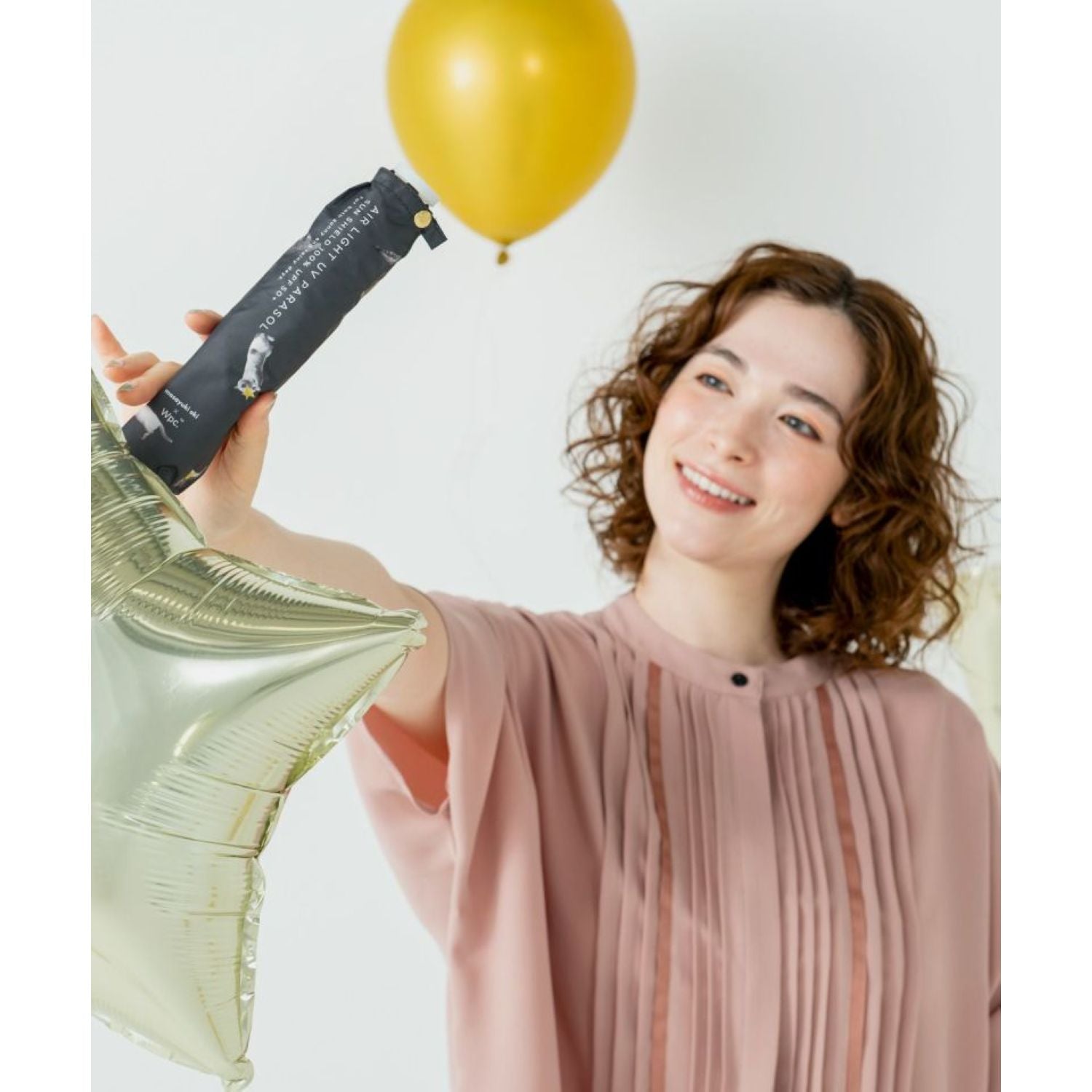 WPC X Masayuki Oki Neko UV Protection UPF 50+ Umbrella 49cm (SA)
