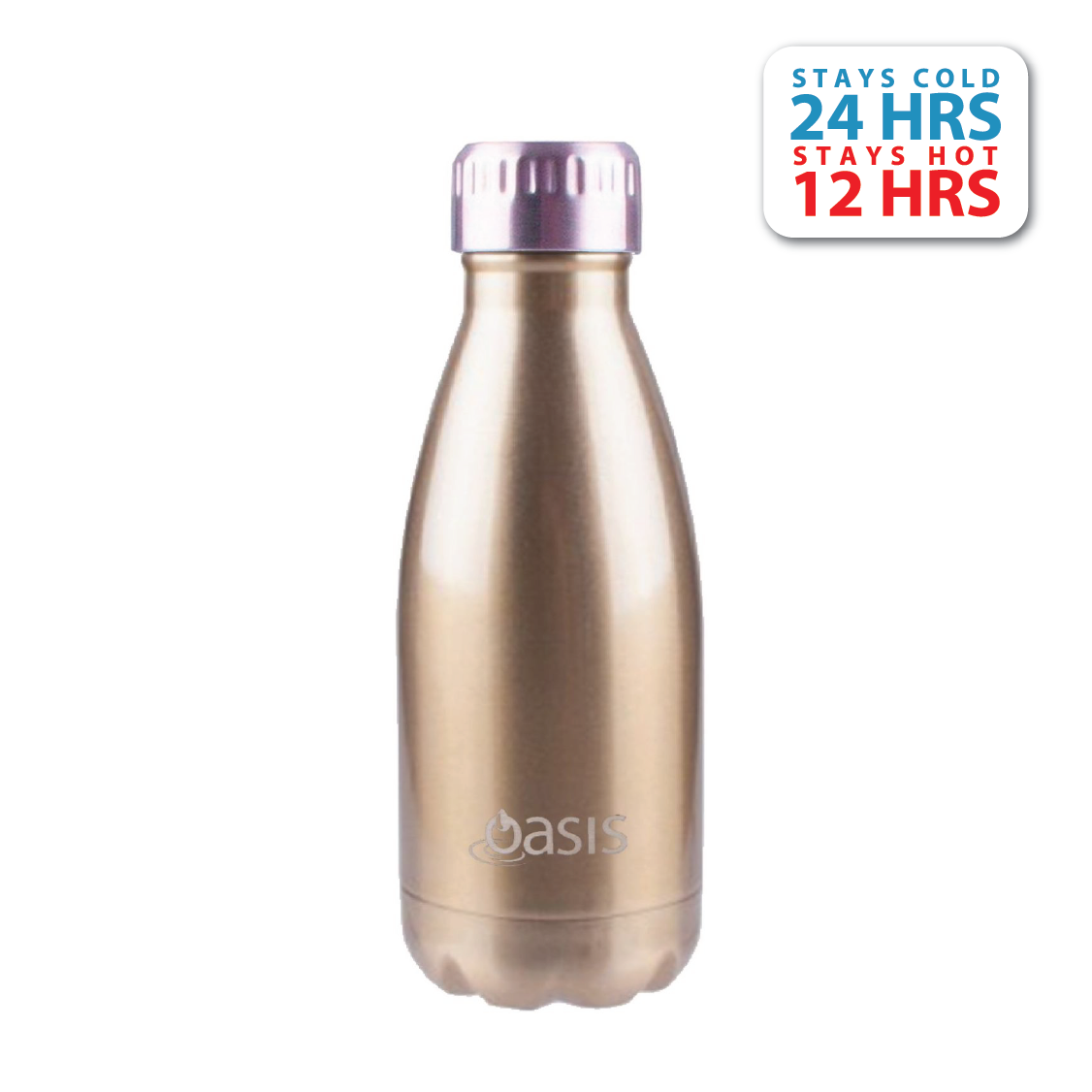 Oasis Stainless Steel Insulated Water Bottle 350ML (Plain)