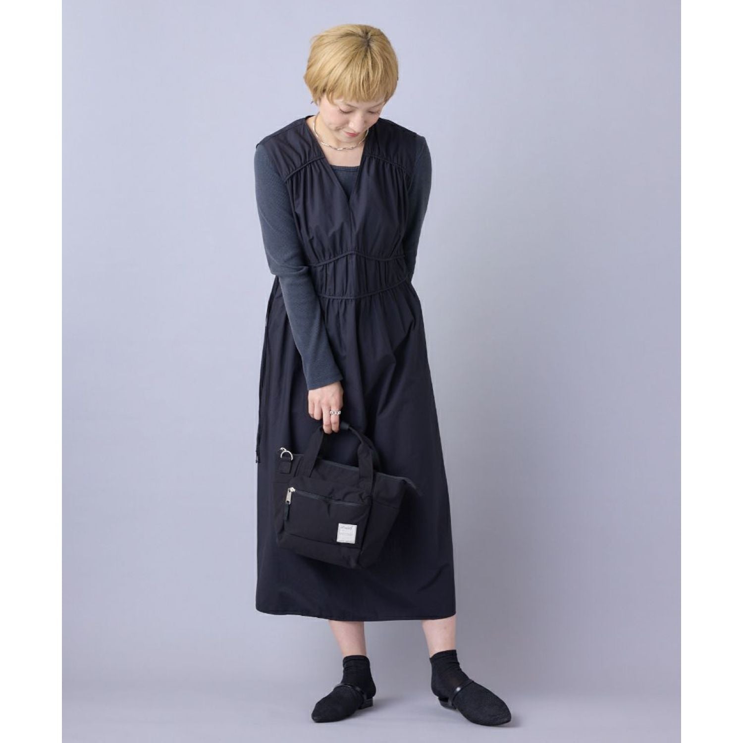 Anello Circle 2Way Mini Tote Bag