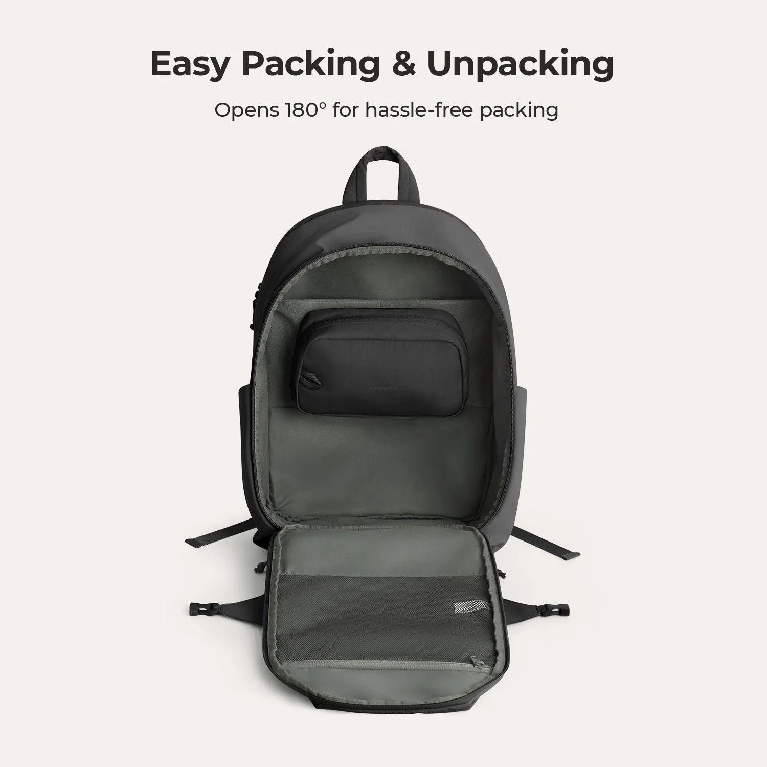 Bagsmart Soar 180° Open Clamshell Travel Backpack 25L Set