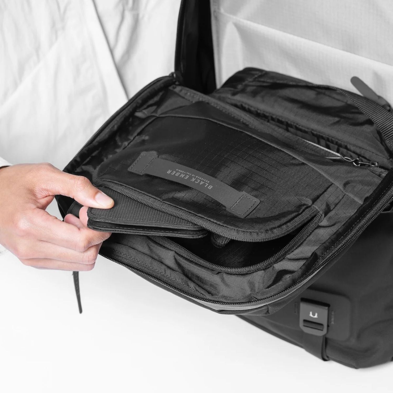 Black Ember Citadel H2 Laptop Backpack Embertex PFAS Free 25L