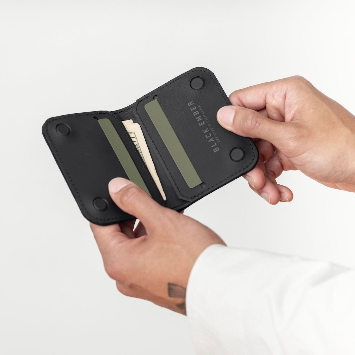 Black Ember Magfold Cordura Wallet - Black