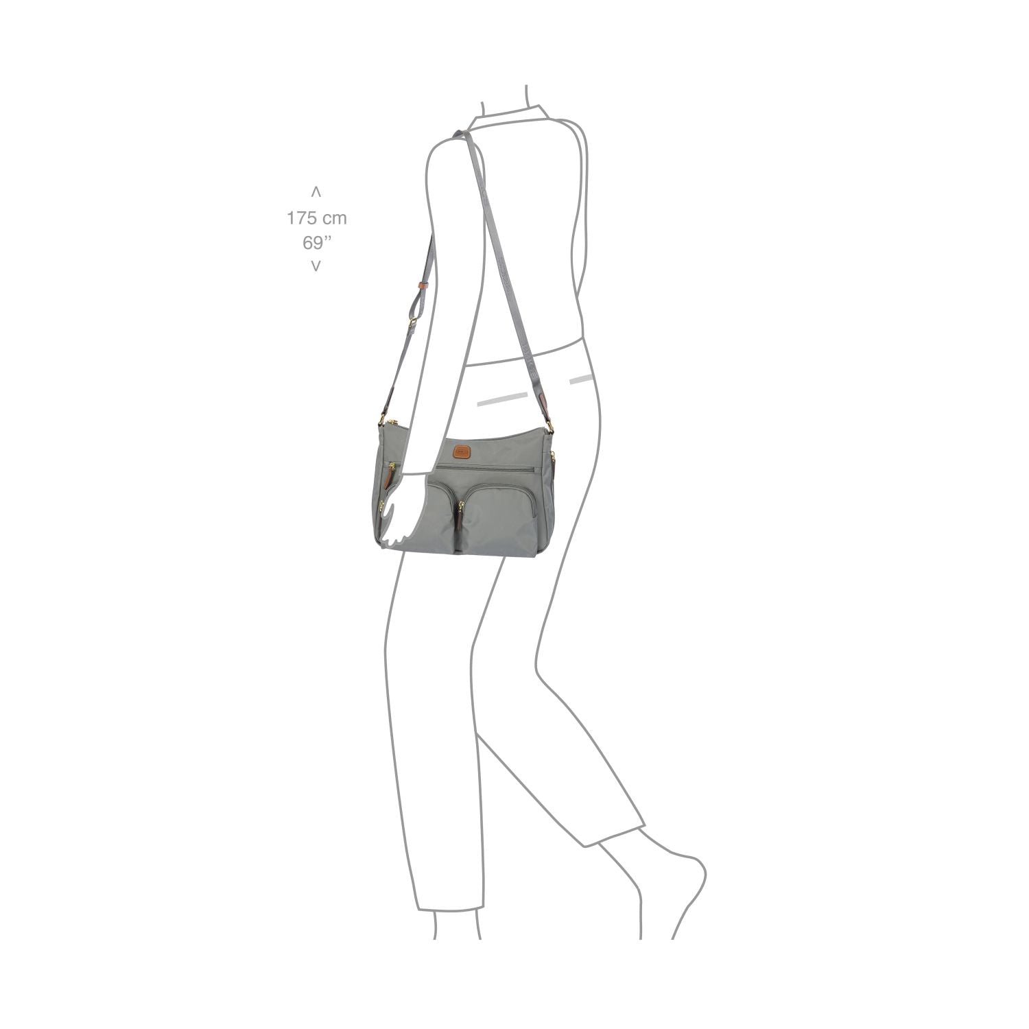 BRIC'S X-Bag Expandable Shoulder Bag