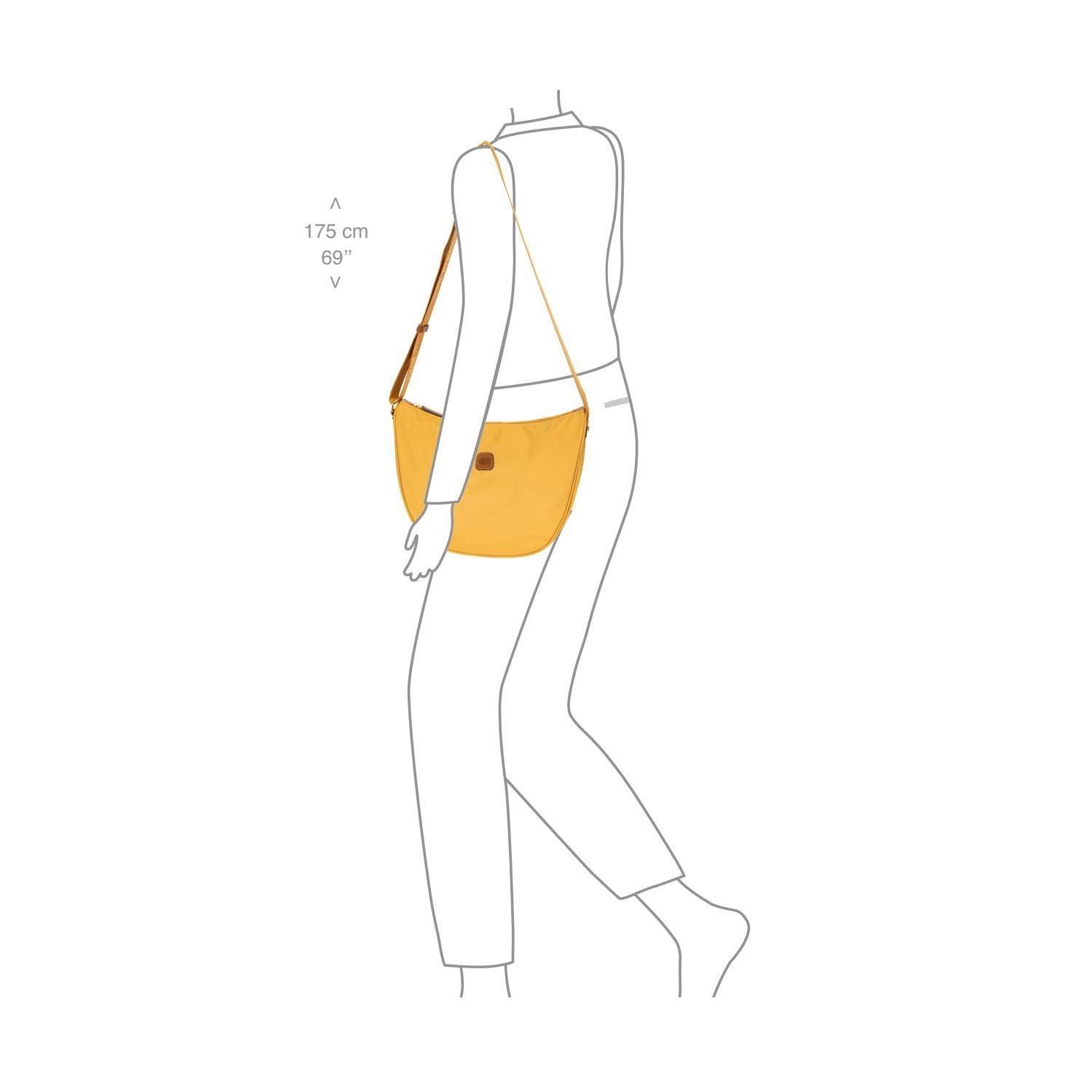 BRIC'S X-Bag Half Moon Bag - Medium