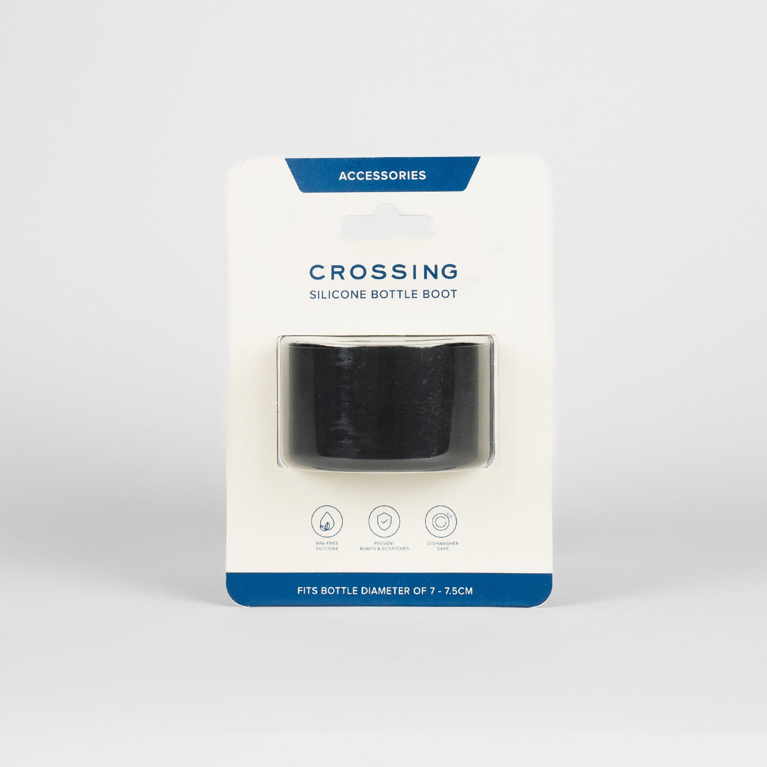 Crossing Silicone Water Bottle Boot - Fits Diameter 7-7.5cm (550ml) Blistered Pack