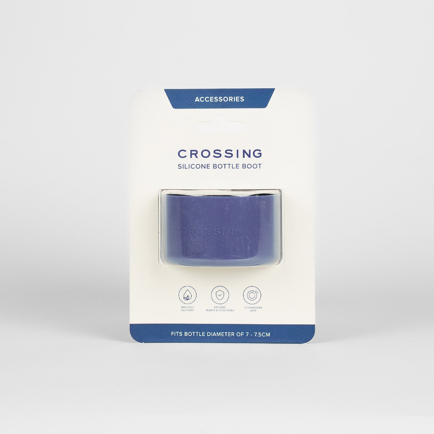 Crossing Silicone Water Bottle Boot - Fits Diameter 7-7.5cm (550ml) Blistered Pack