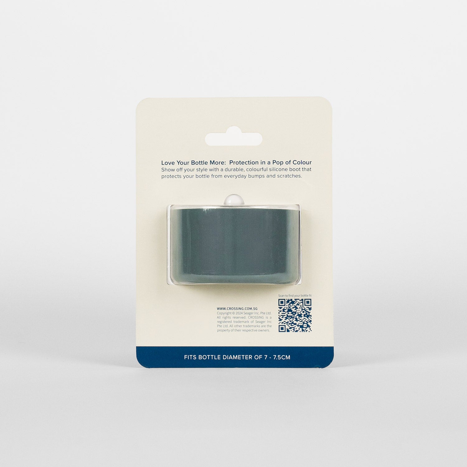 Crossing Silicone Water Bottle Boot - Fits Diameter 7-7.5cm (550ml) Blistered Pack