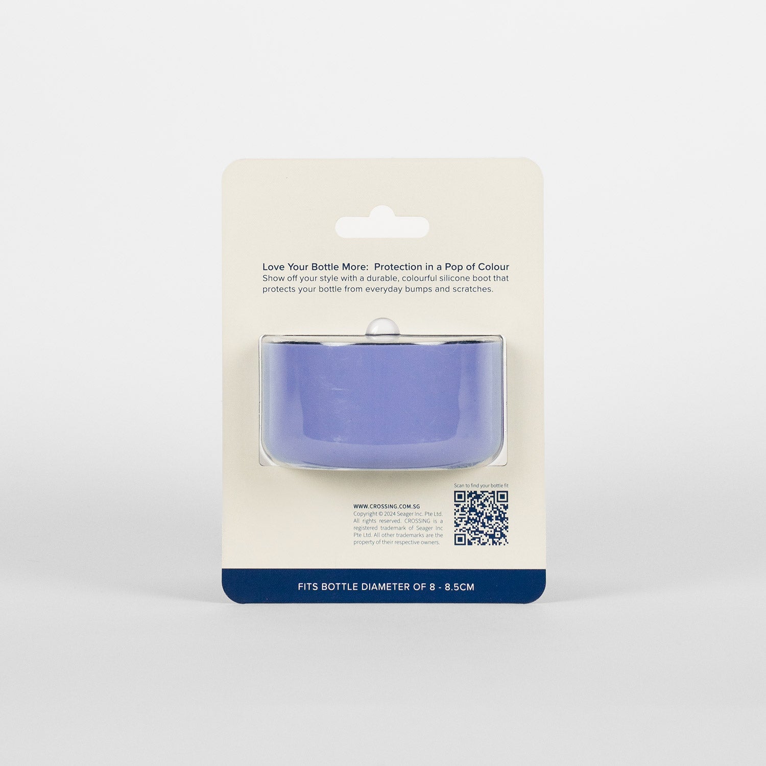 Crossing Silicone Water Bottle Boot - Fits Diameter 8-8.5cm (780ml) Blistered Pack