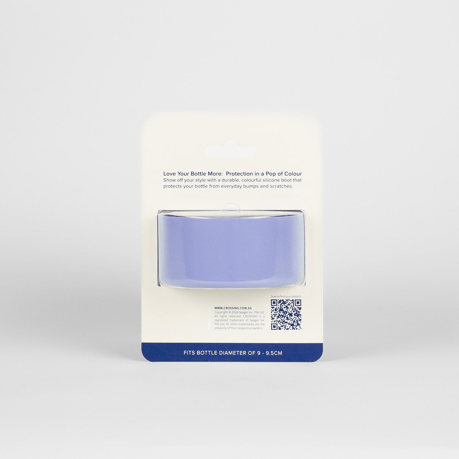 Crossing Silicone Water Bottle Boot - Fits Diameter 9-9.5cm (1100ml) Blistered Pack