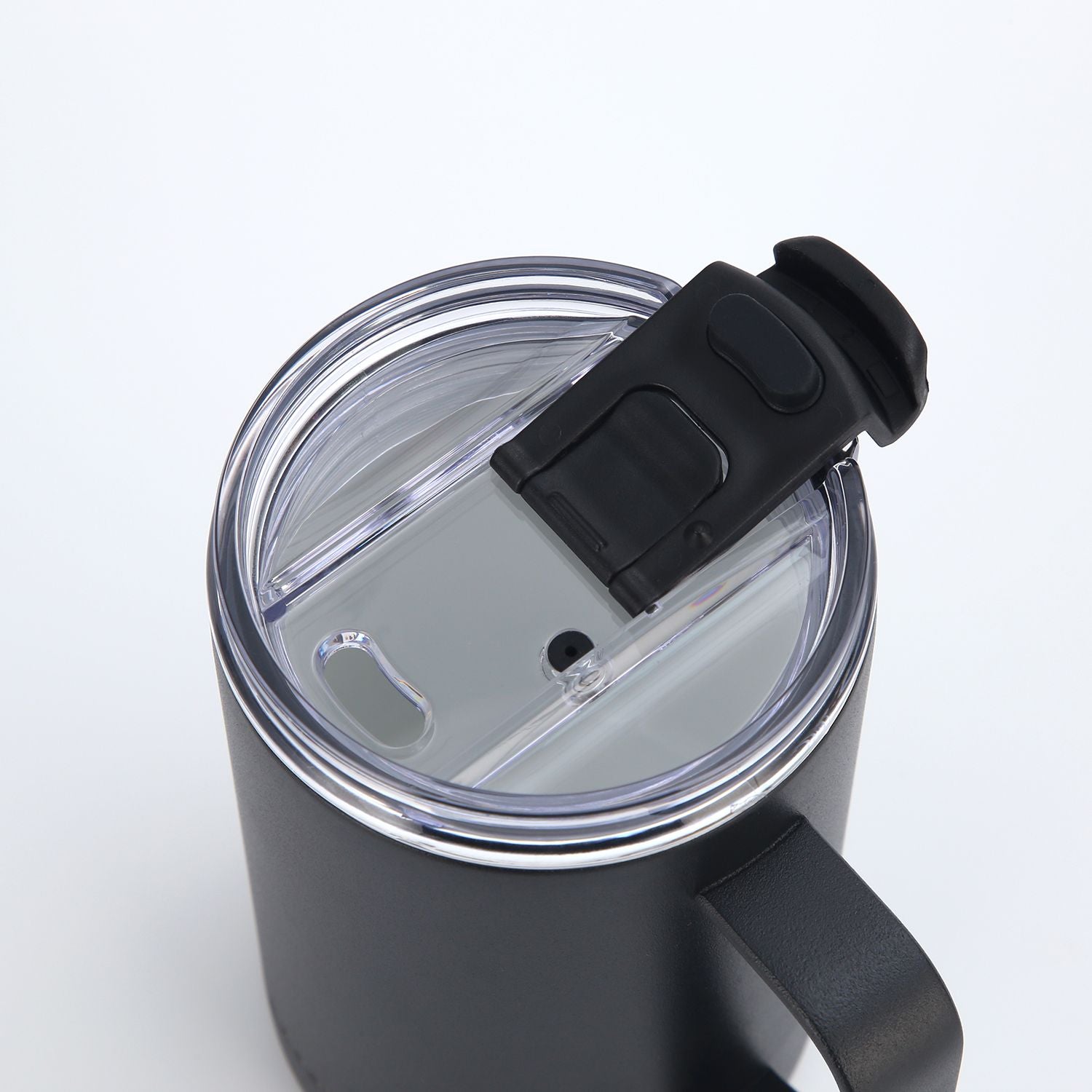 Crossing Neo V2 Insulated S/S Leakproof Lid Ceramic Mug W Handle And Silicone Base 400ml