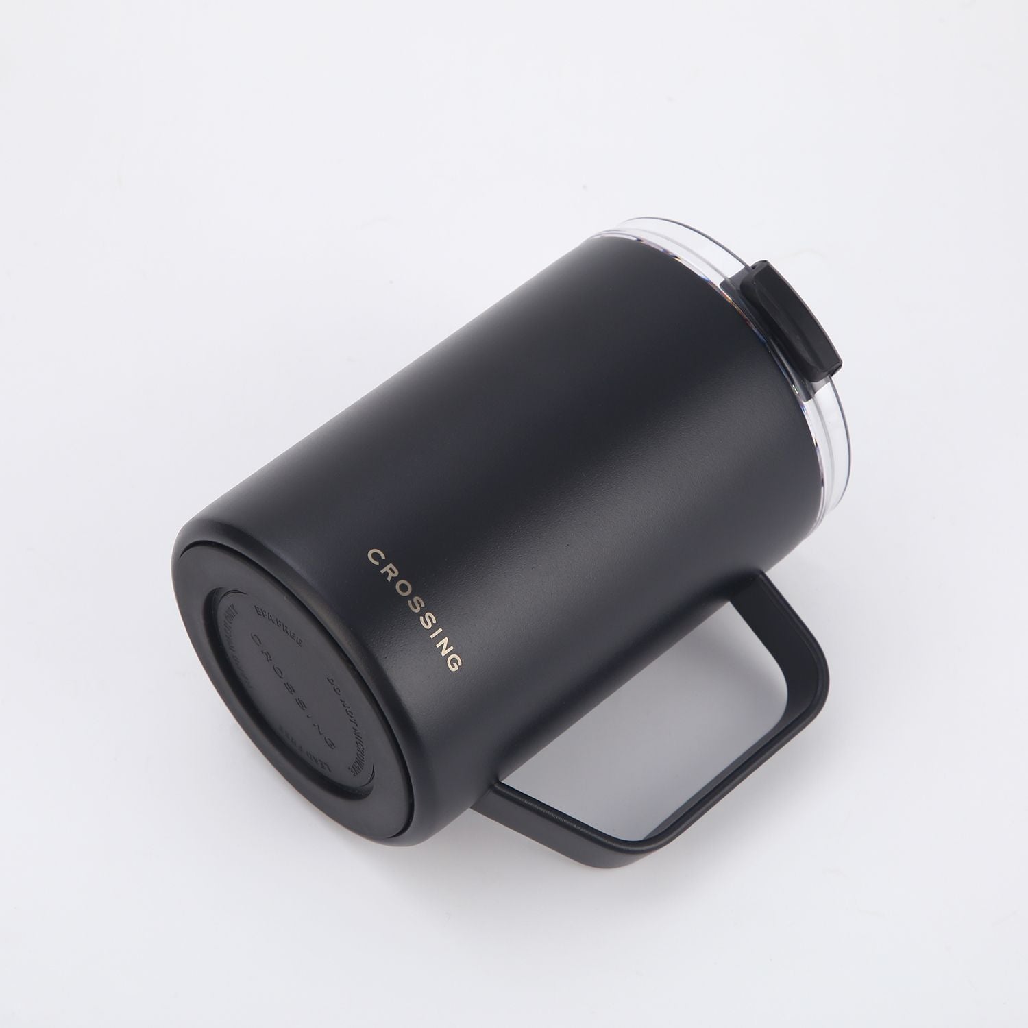Crossing Neo V2 Insulated S/S Leakproof Lid Ceramic Mug W Handle And Silicone Base 400ml