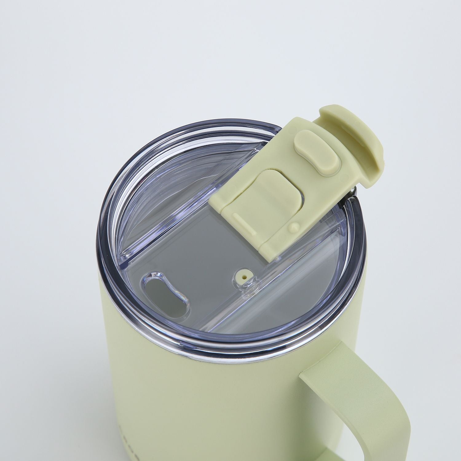 Crossing Neo V2 Insulated S/S Leakproof Lid Ceramic Mug W Handle And Silicone Base 400ml