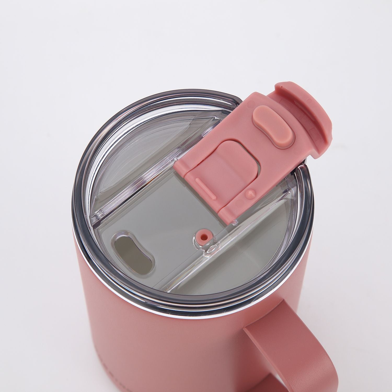 Crossing Neo V2 Insulated S/S Leakproof Lid Ceramic Mug W Handle And Silicone Base 400ml