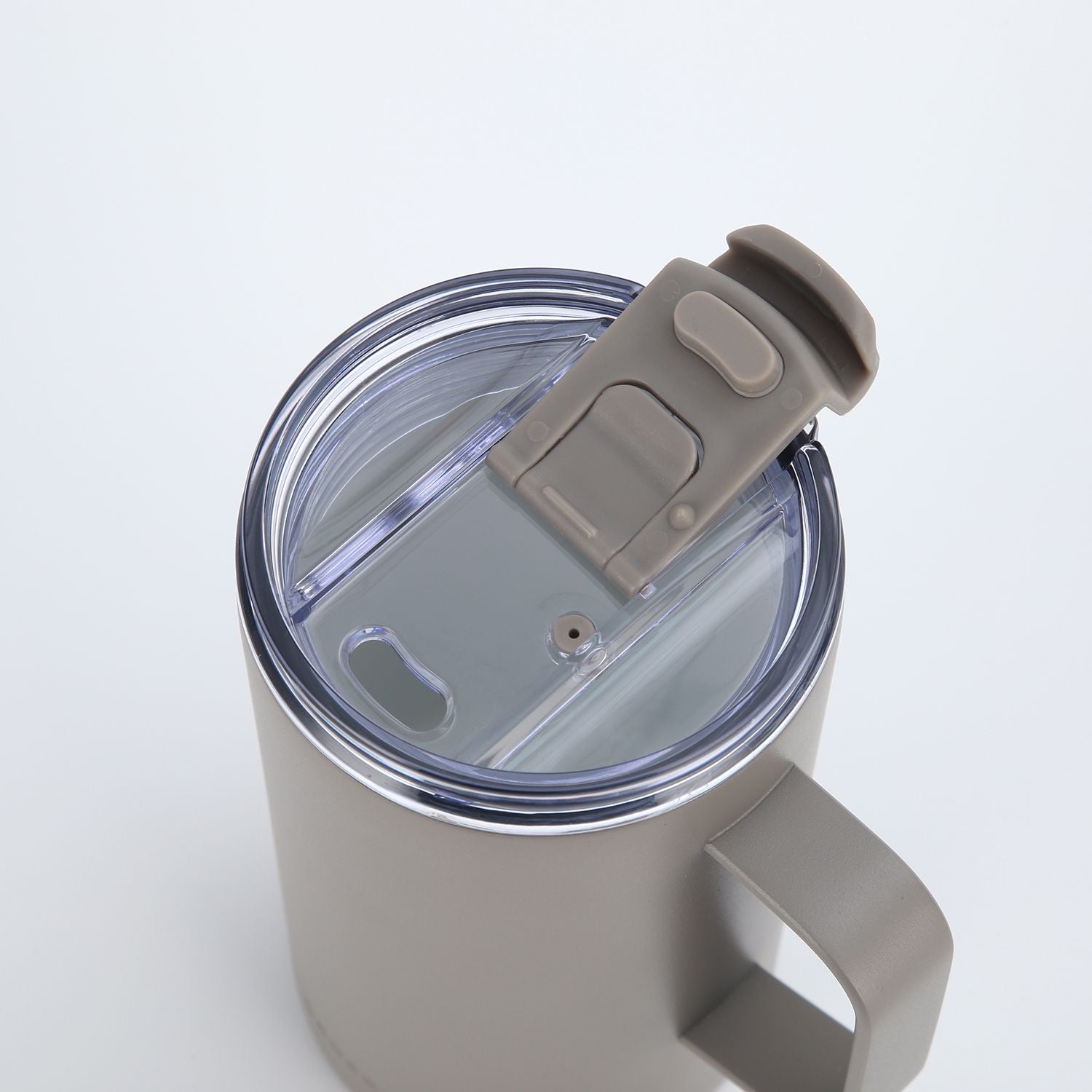 Crossing Neo V2 Insulated S/S Leakproof Lid Ceramic Mug W Handle And Silicone Base 500ml