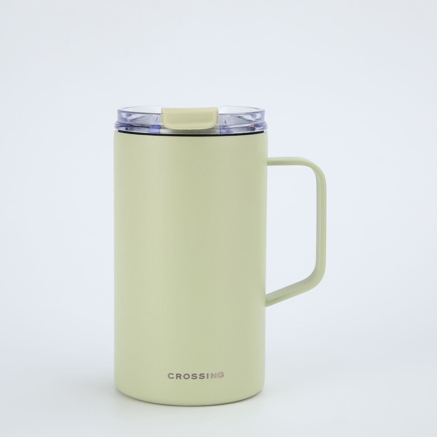 Crossing Neo V2 Insulated S/S Leakproof Lid Ceramic Mug W Handle And Silicone Base 500ml