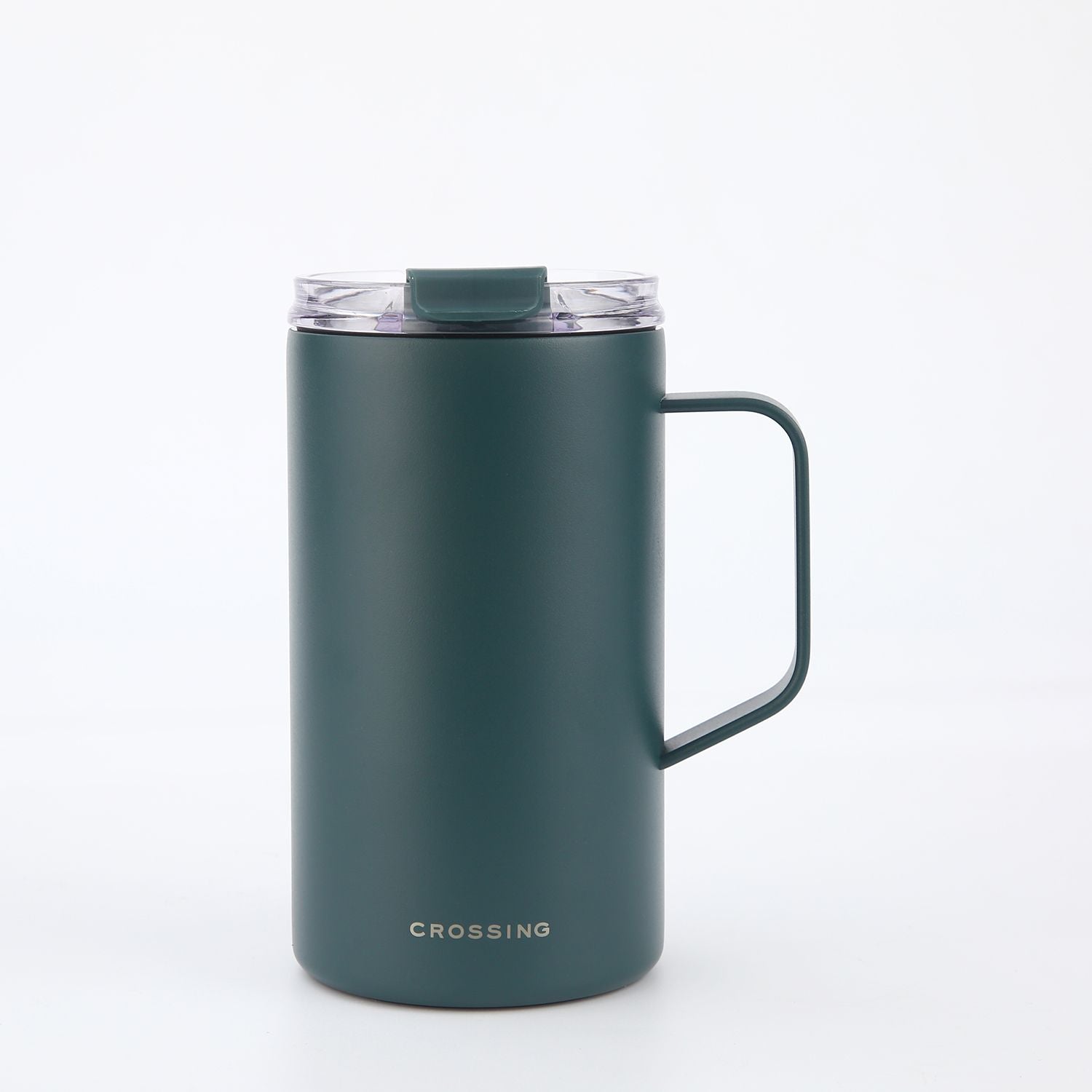 Crossing Neo V2 Insulated S/S Leakproof Lid Ceramic Mug W Handle And Silicone Base 500ml