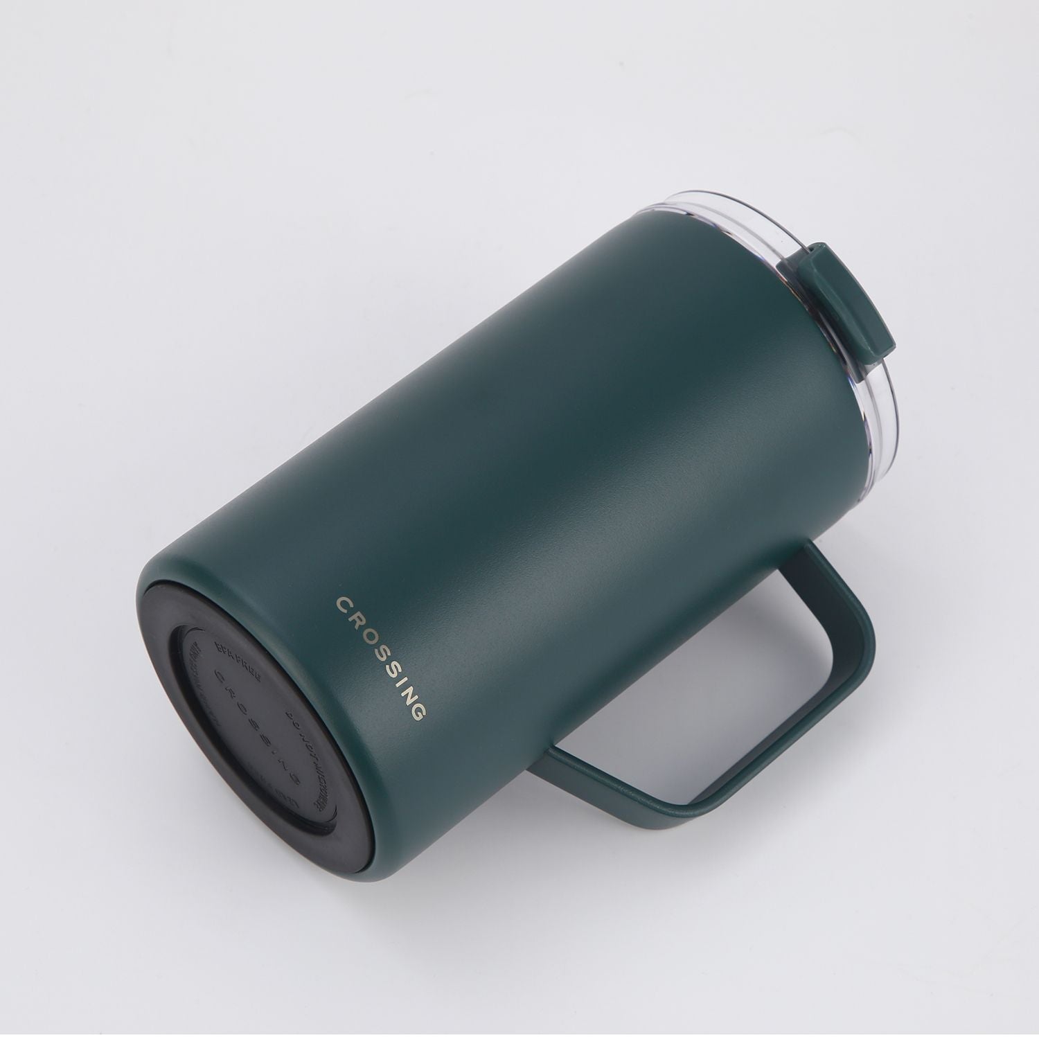 Crossing Neo V2 Insulated S/S Leakproof Lid Ceramic Mug W Handle And Silicone Base 500ml