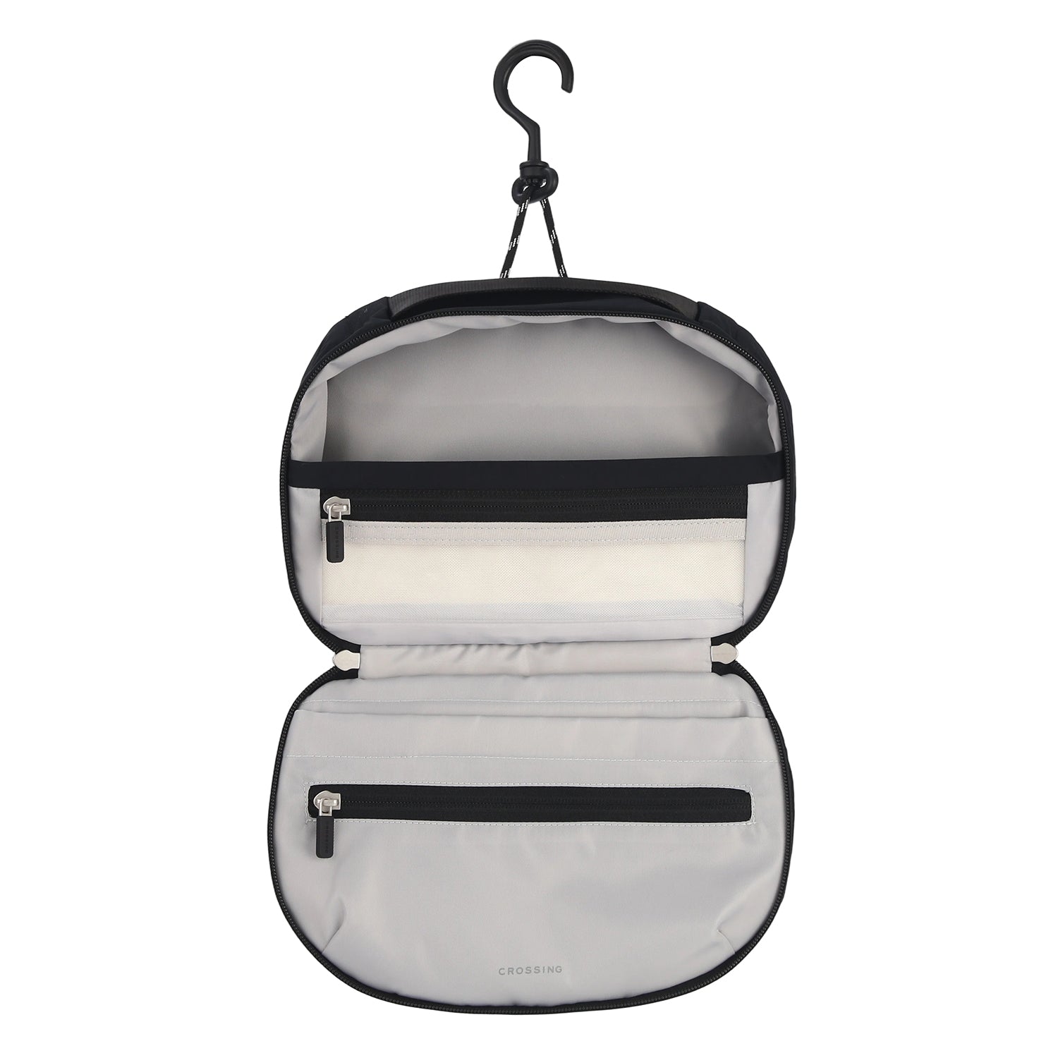 Crossing Nylon Checked Hanging Toiletry Bag Pro
