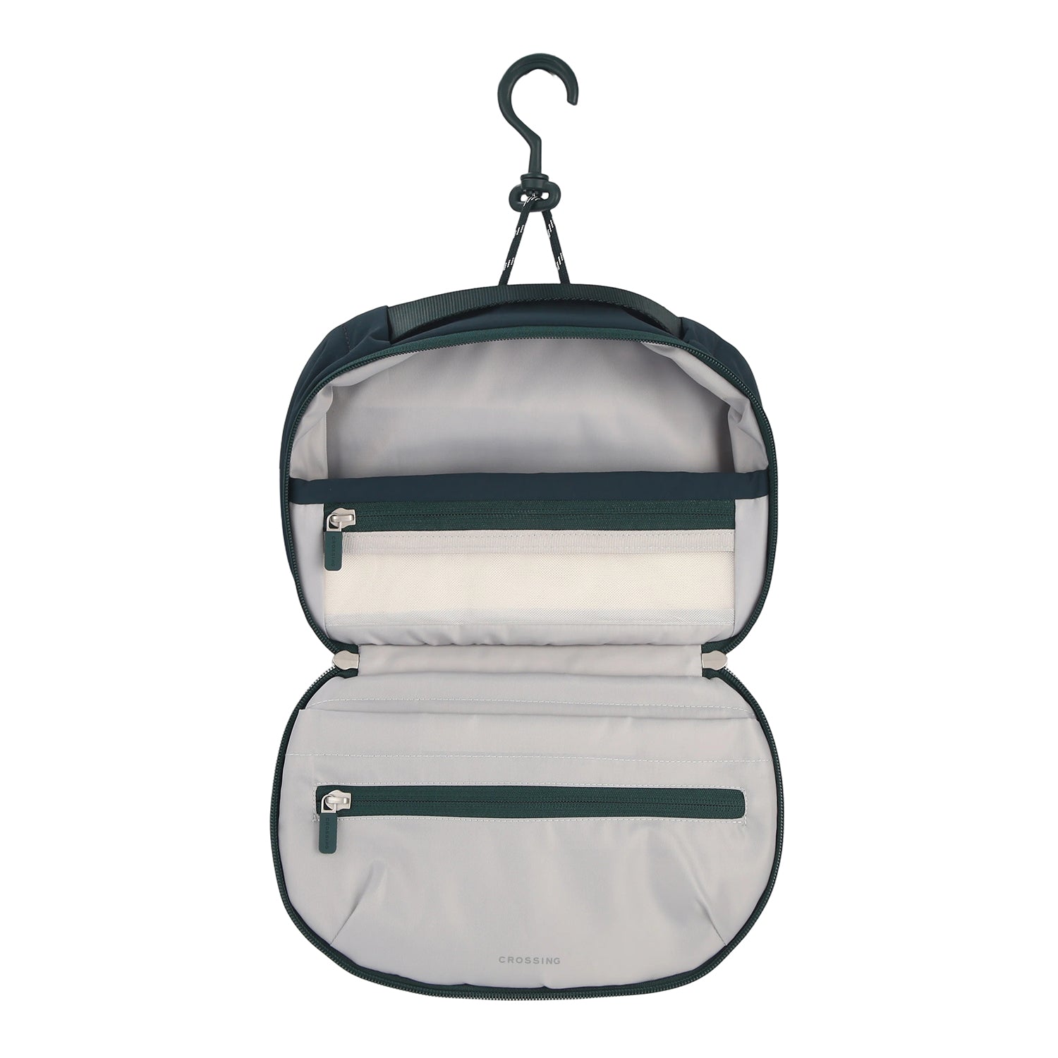 Crossing Nylon Checked Hanging Toiletry Bag Pro