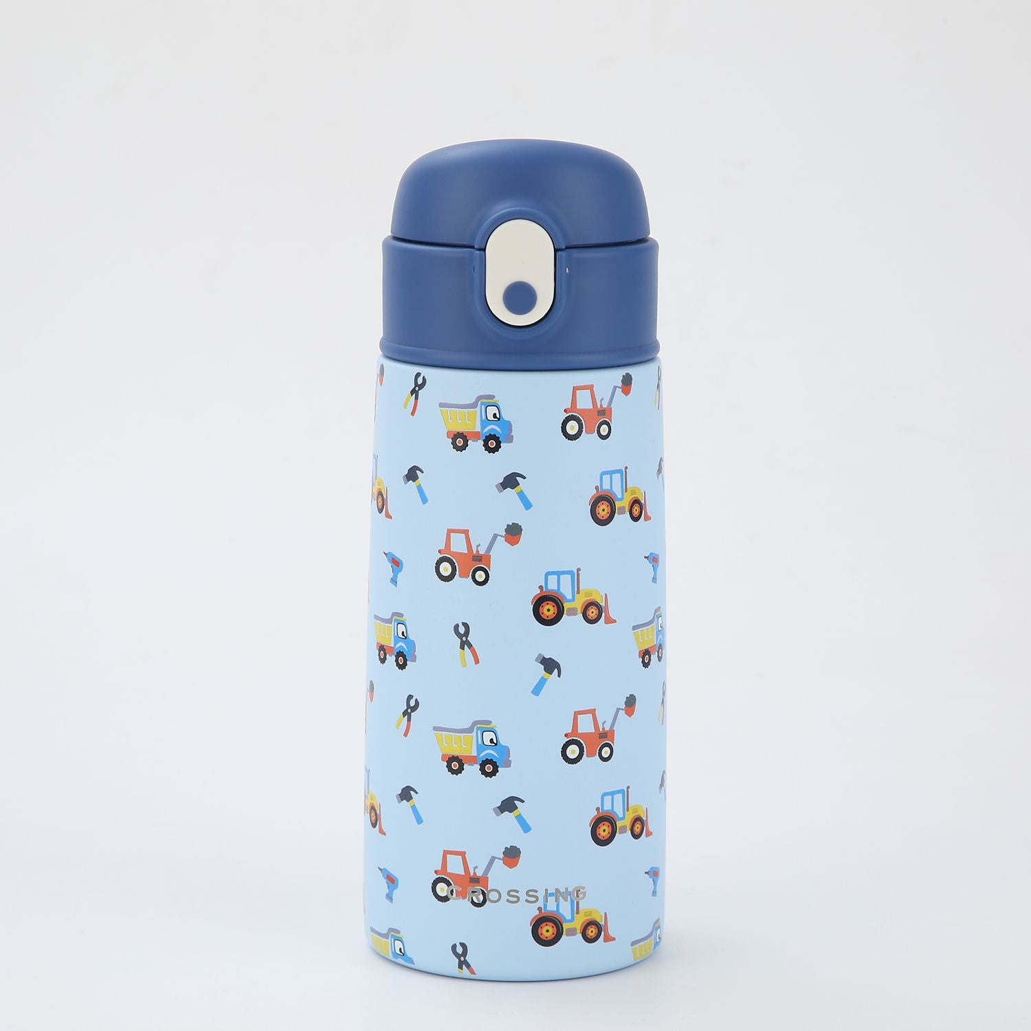 Crossing S/S 316 Kids' Insulated Water Bottle W/Sipper Silicone Straw 400ml