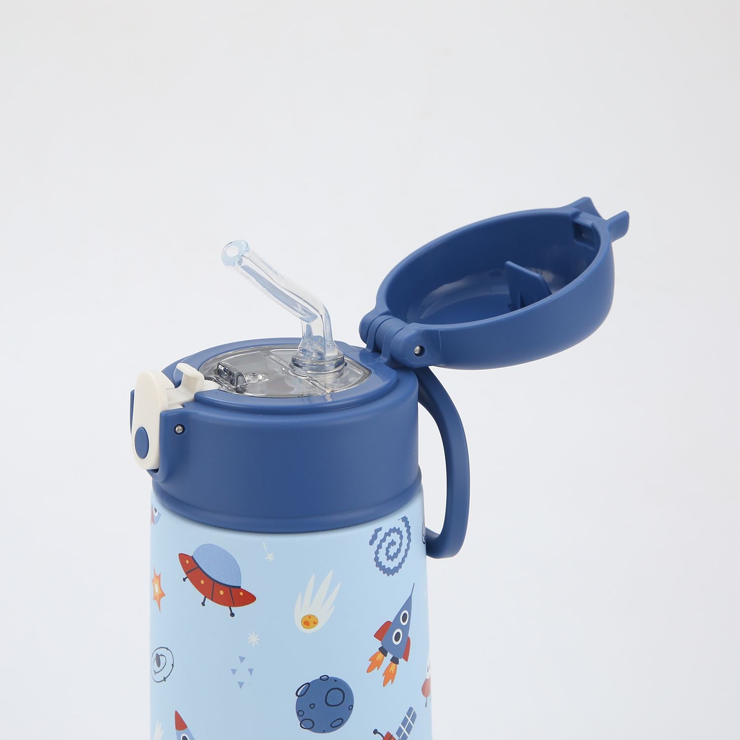 Crossing S/S 316 Kids' Insulated Water Bottle W/Sipper Silicone Straw 400ml