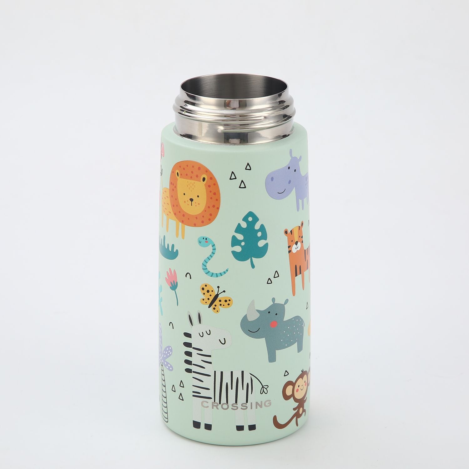 Crossing S/S 316 Kids' Insulated Water Bottle W/Sipper Silicone Straw 500ml