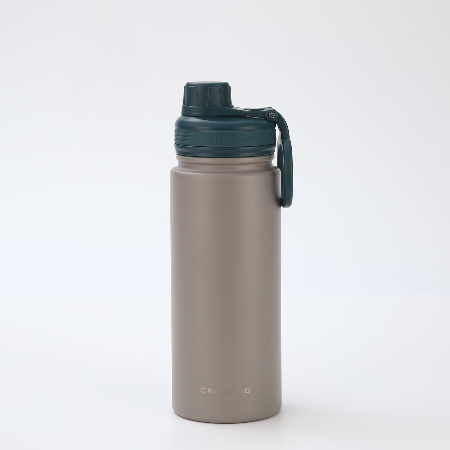 Crossing Urban Ceramic S/S Insulated Screw Cap Sports Bottle With Handle 600ml