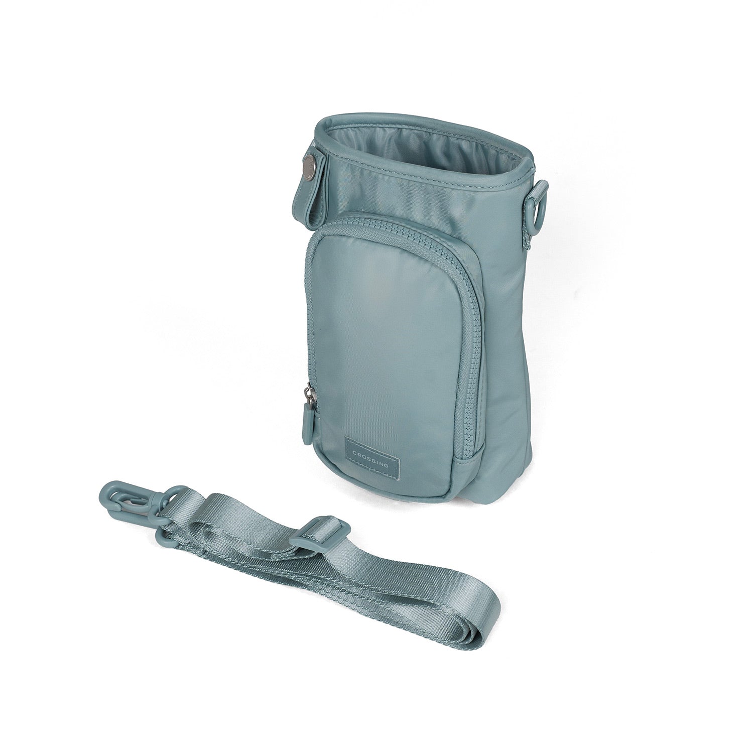 Crossing Water Bottle Crossbody Bag With  Front Pocket 2L