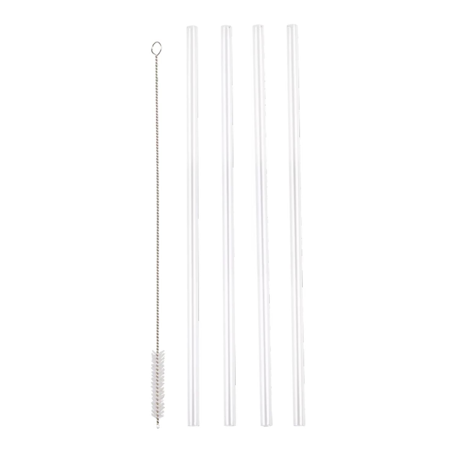 Oasis Commuter Straw Set Of 4 With Cleaning Brush