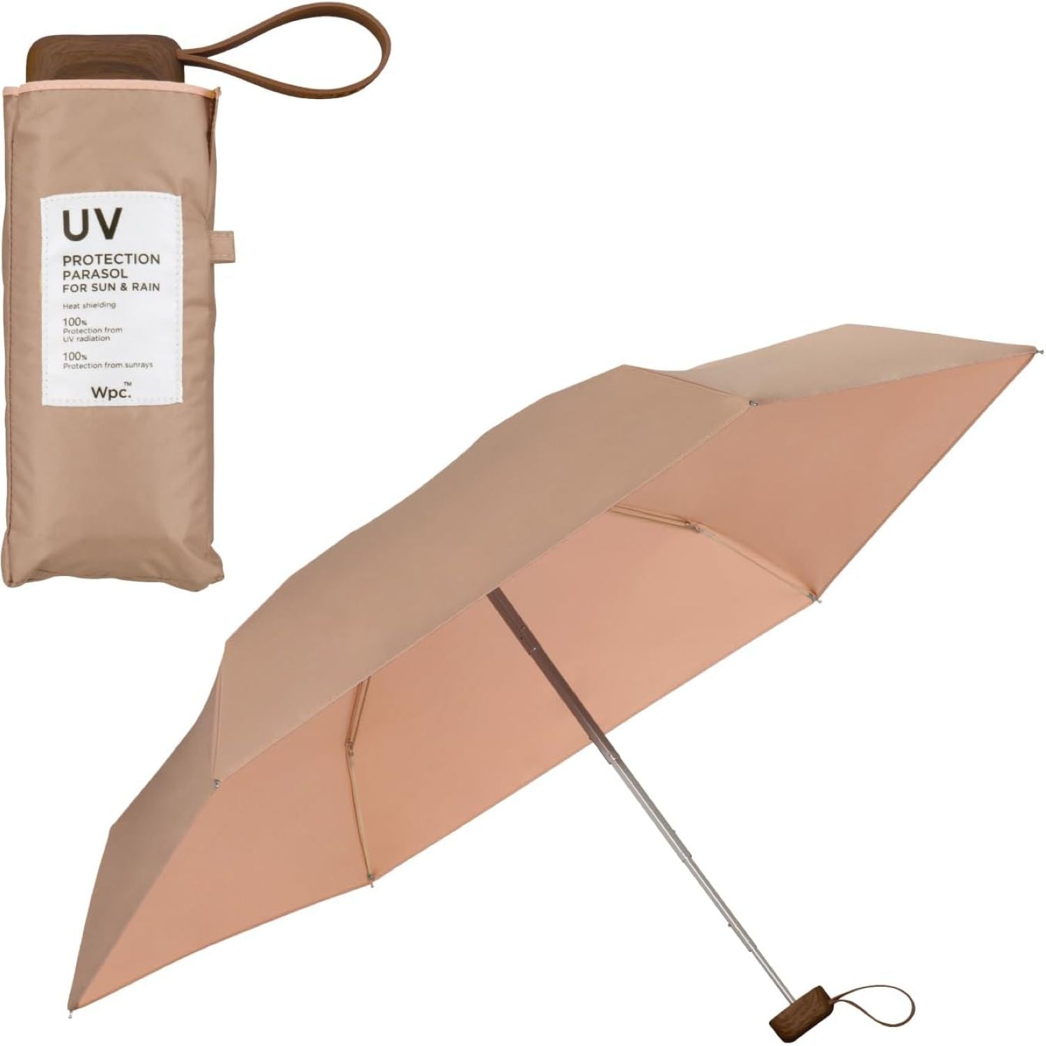 WPC Color Inside (2025) UV Protection Upf 50+ Umbrella 50cm